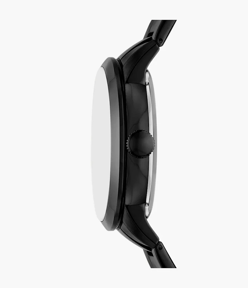 Townsman Automatic Black Stainless Steel Watch