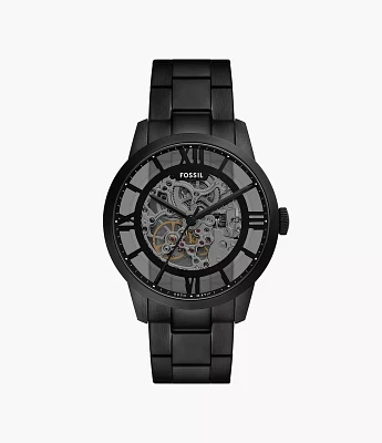 Townsman Automatic Black Stainless Steel Watch