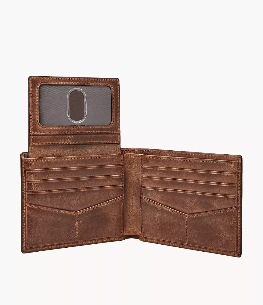 Derrick Leather RFID Passcase Wallet