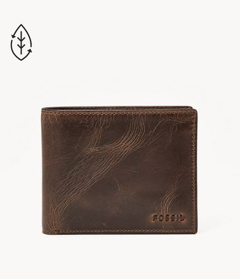 Derrick Leather RFID Passcase Wallet