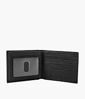 Ingram Leather RFID Bifold with Flip ID Wallet