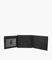 Ingram Leather RFID Bifold with Flip ID Wallet