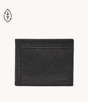 Neel Leather Bifold with Flip ID Wallet