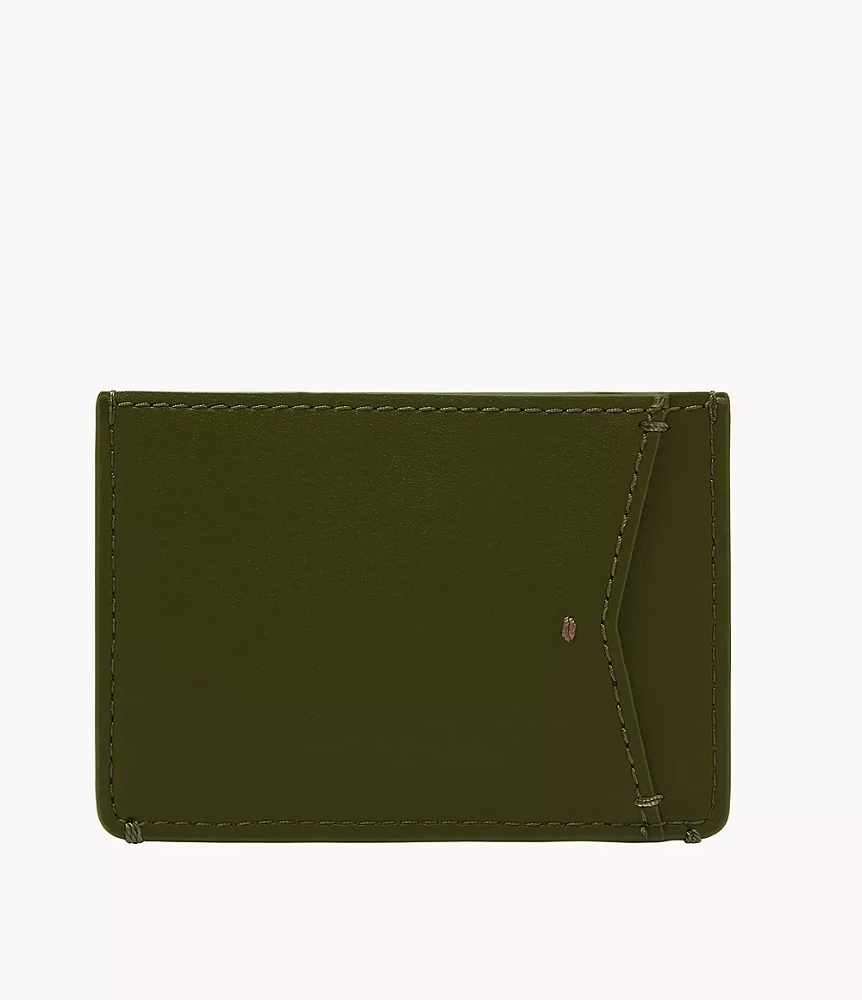 Joshua Cactus Leather Card Case