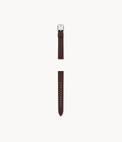 14mm Dark Brown Eco Leather Strap - S141219 - Fossil