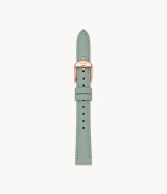 14mm Green Leather Strap - S141231 - Fossil