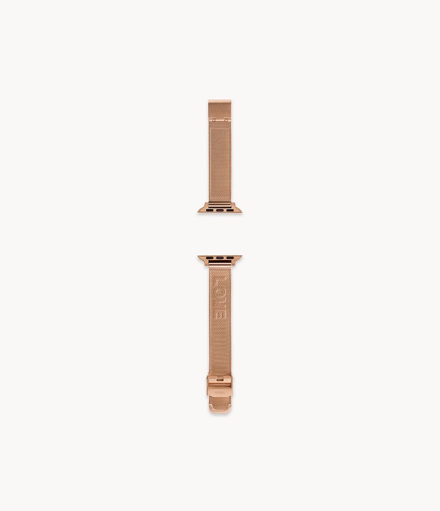 38mm/40mm/41mm Rose Gold-Tone Stainless Steel Mesh Band for Apple Watch®