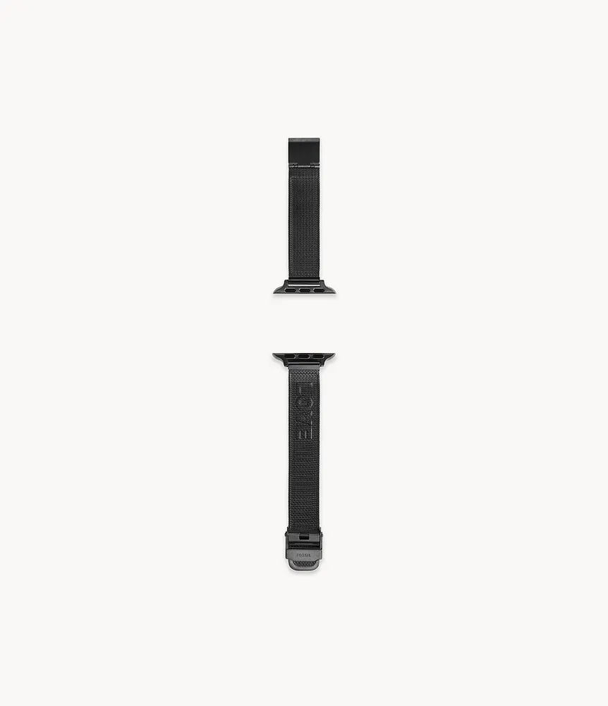38/40/41/42mm Black Stainless Steel Mesh Band for Apple Watch®