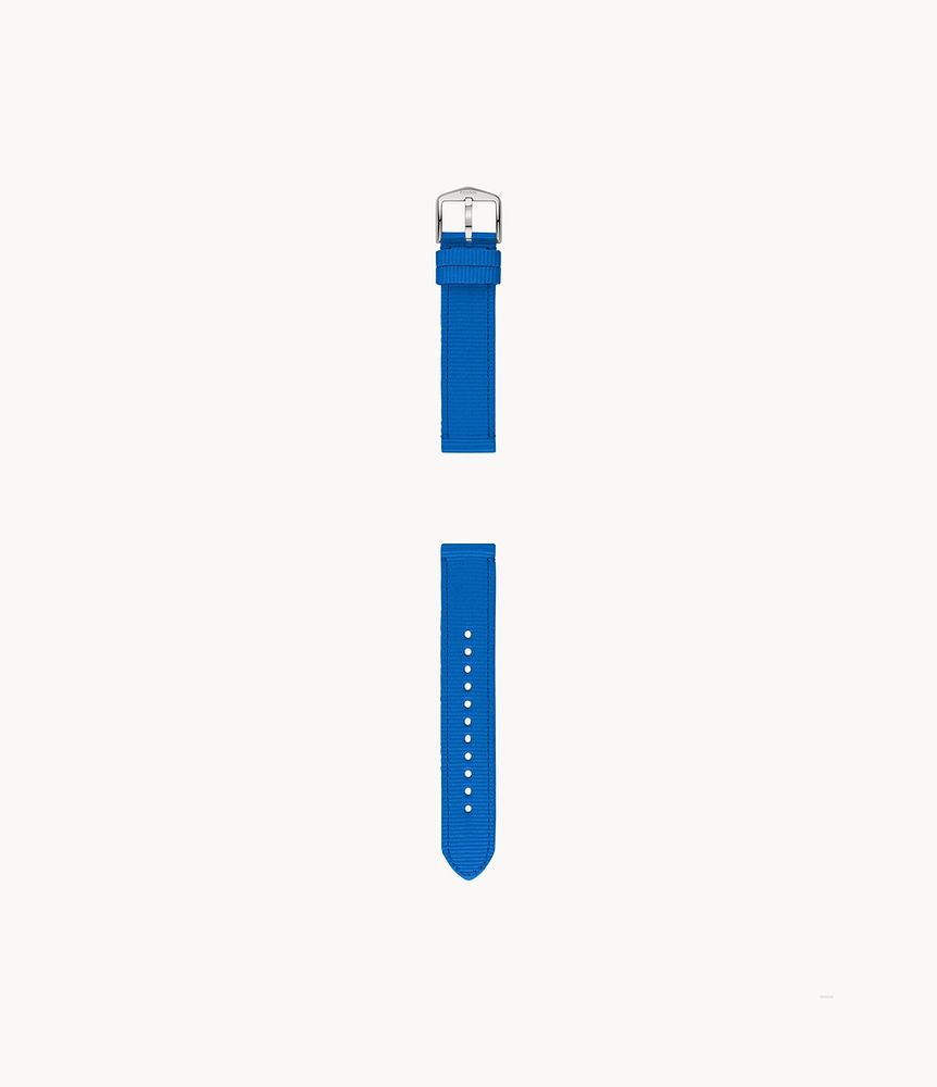 Limited Edition Pride 18mm Blue rPET Strap - S181487 - Fossil