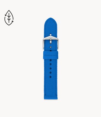 Limited Edition Pride 18mm Blue rPET Strap - S181487 - Fossil