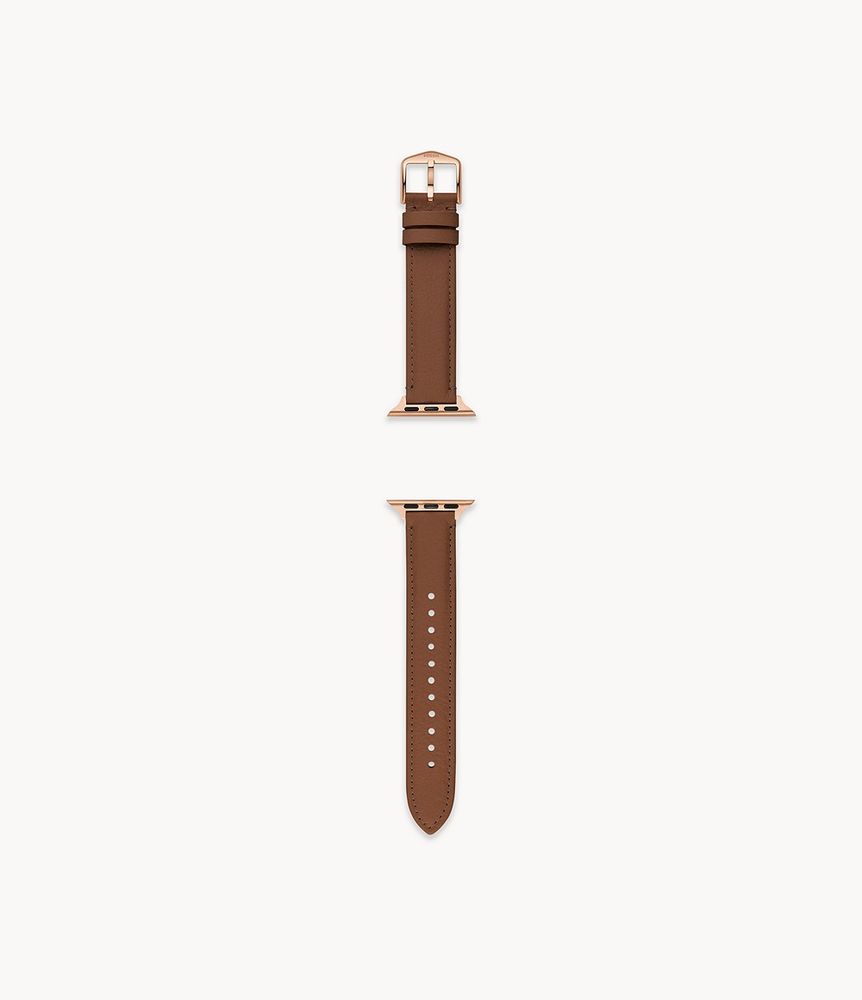 38mm/40mm/41mm Brown Leather Band for Apple Watch®