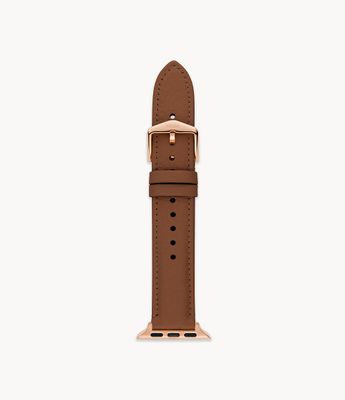 38mm/40mm/41mm Brown Leather Band for Apple Watch®