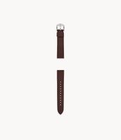 18mm Dark Brown Eco Leather Strap - S181507 - Fossil