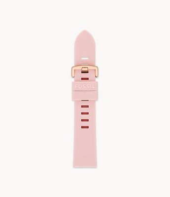 Bracelet en silicone rose poudr de 20mm