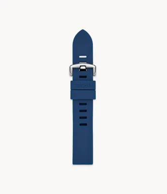 20mm Navy Silicone Strap