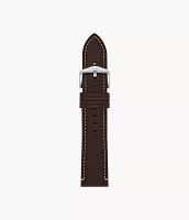 22mm Dark Brown LiteHide™ Leather Strap