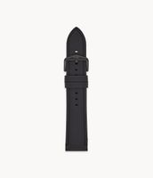 22mm Black LiteHide™ Leather Strap