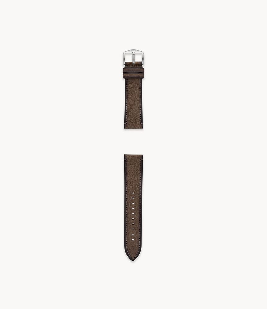 22mm Gray Eco Leather Strap - S221502 - Fossil