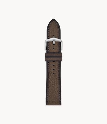 22mm Gray Eco Leather Strap - S221502 - Fossil