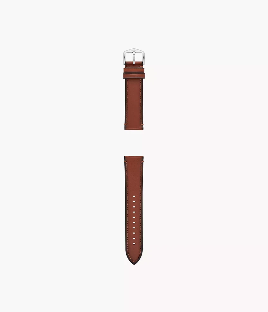 22mm Amber LiteHide™ Leather Strap