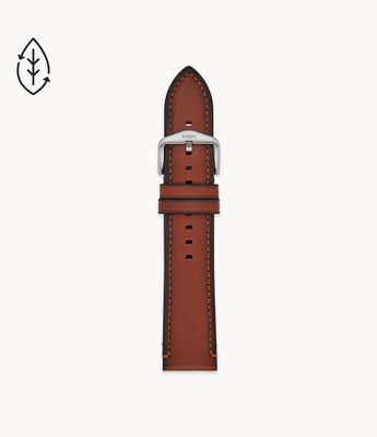 22mm Amber Eco Leather Strap