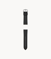 24mm Black LiteHide™ Leather Strap