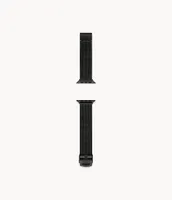 42/44mm Black Stainless Steel Band for Apple Watch®