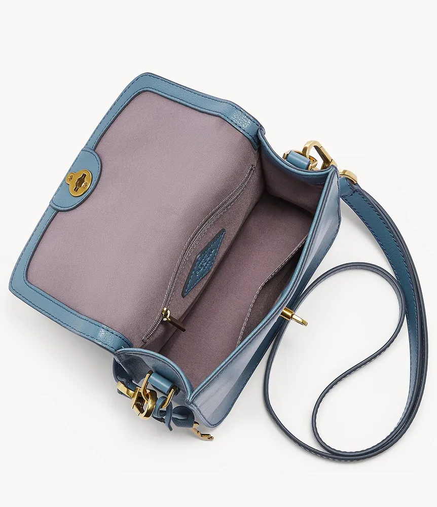 FOSSIL Ainsley Leather Flap Crossbody Small Bag (Two Colors Available) -  Shop fossil Messenger Bags & Sling Bags - Pinkoi