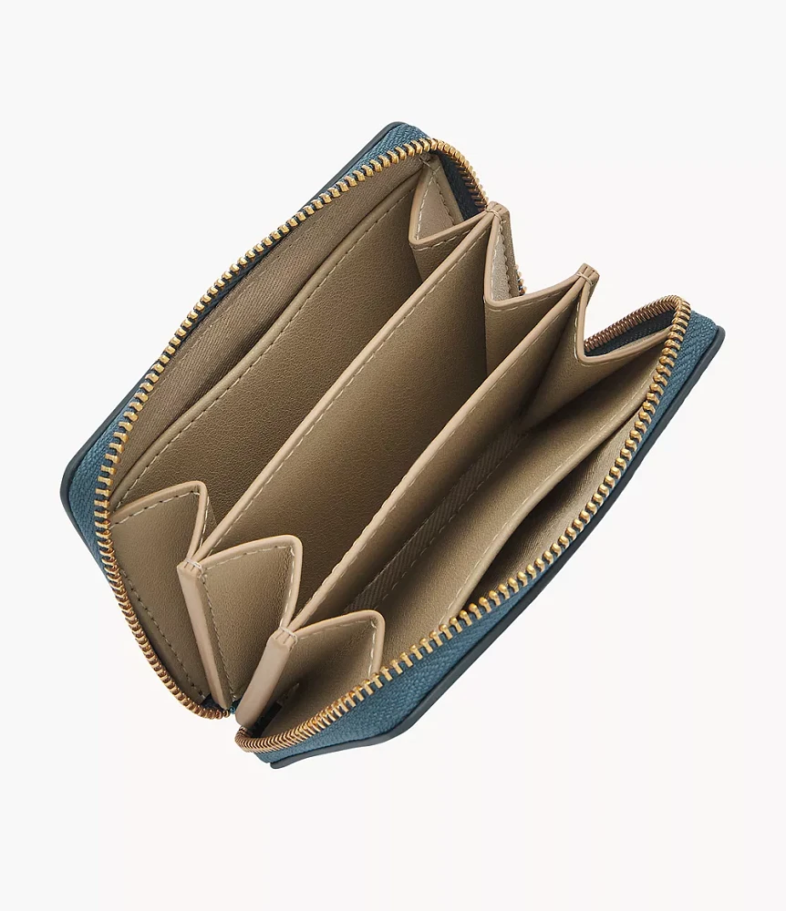 Logan RFID Zip Around Card Case