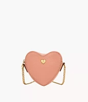 Heart Top Zip Wallet