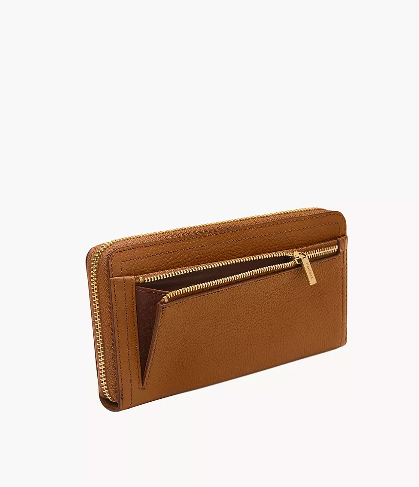 Logan Zip Clutch