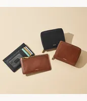 Logan Leather RFID Mini Multifunction Wallet