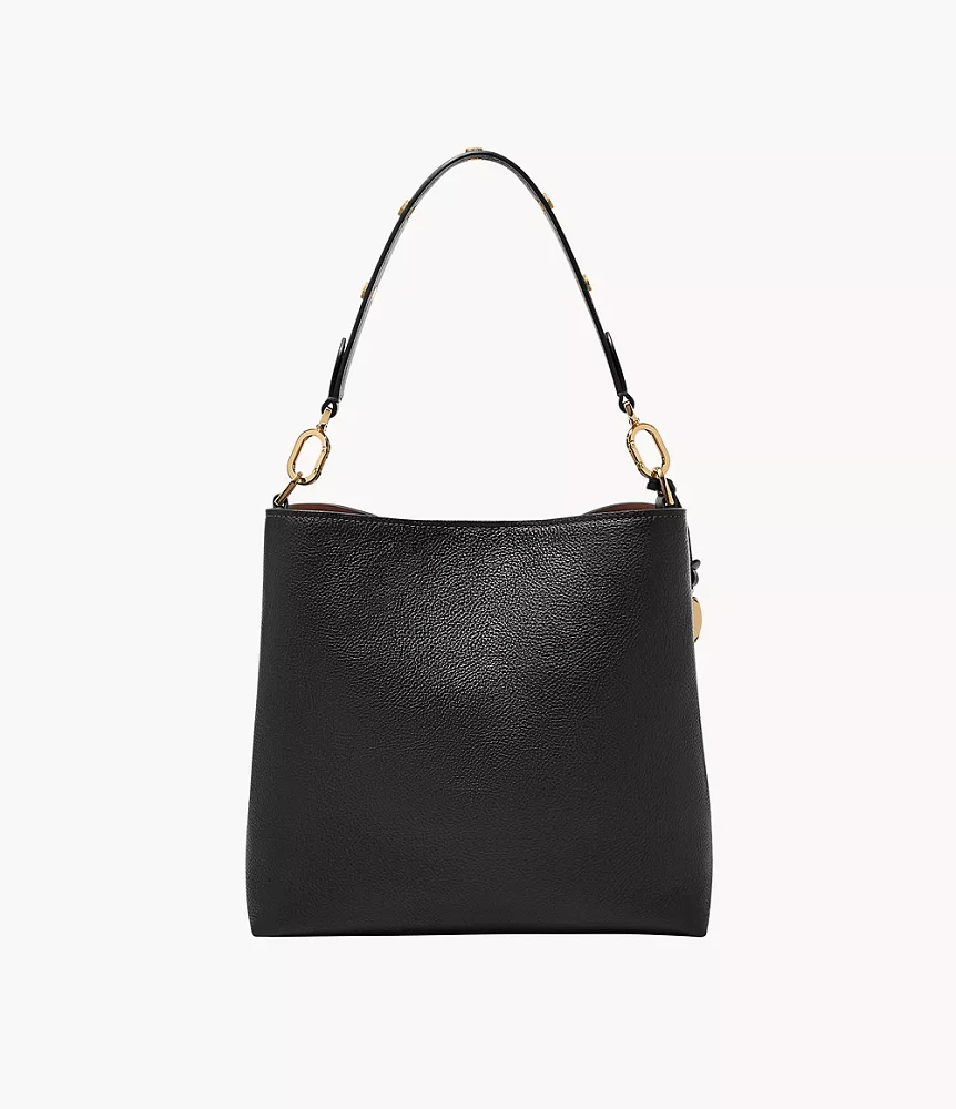 Jessie Leather Bucket Shoulder Bag
