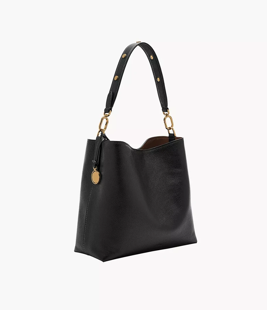 Jessie Leather Bucket Shoulder Bag