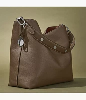 Jessie Leather Bucket Shoulder Bag