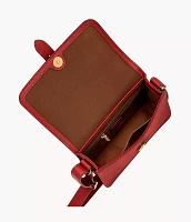 Zoey Leather Flap Crossbody Bag