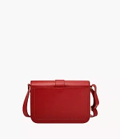 Zoey Leather Flap Crossbody Bag