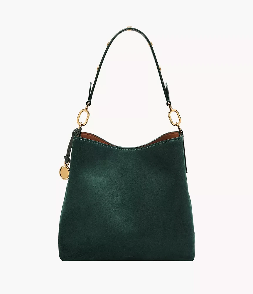 Jessie Suede Bucket Shoulder Bag