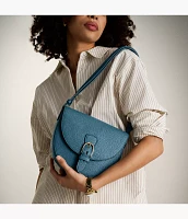 Everleigh Leather Large Flap Crossbody Bag