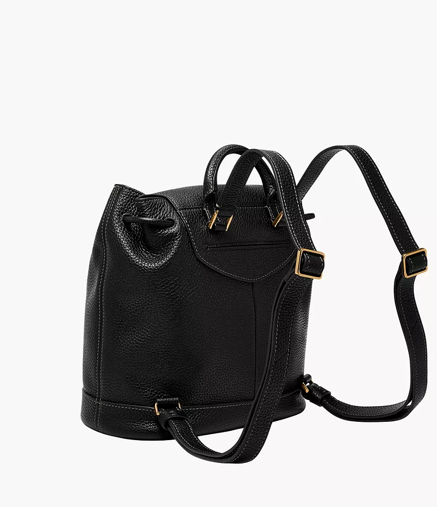 Everleigh Leather Flap Backpack