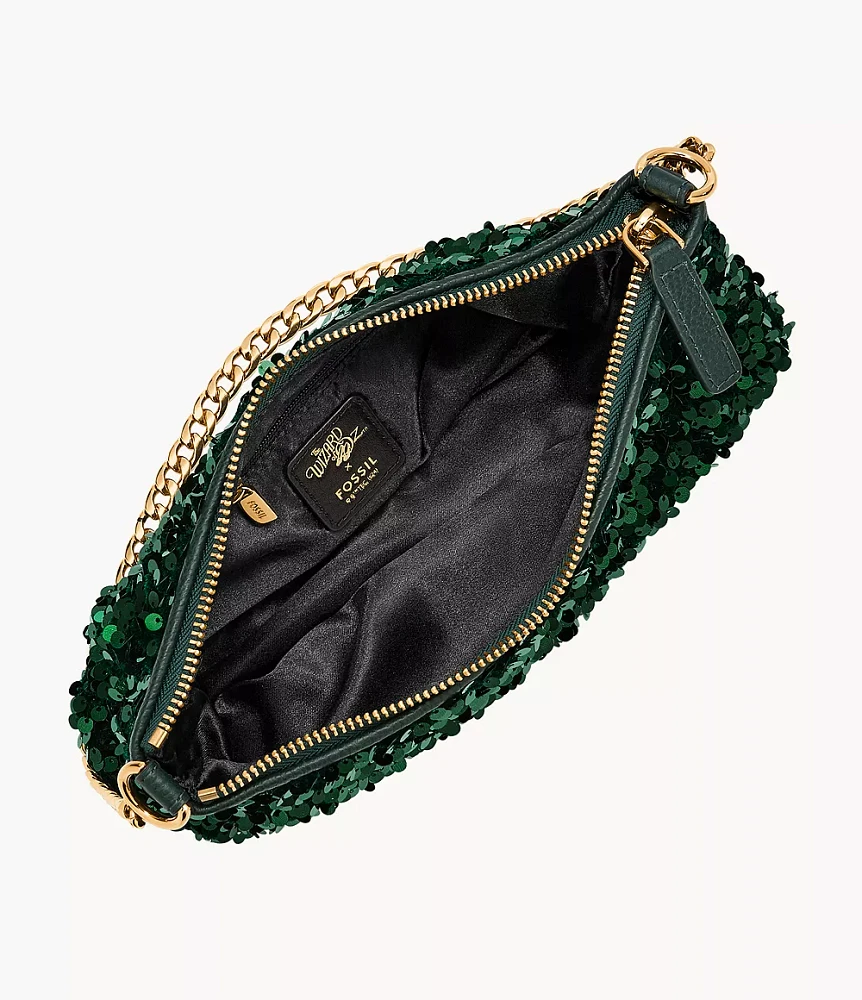 The Wizard of Oz x Fossil Special-Edition Emerald Sequin Jolie Bag