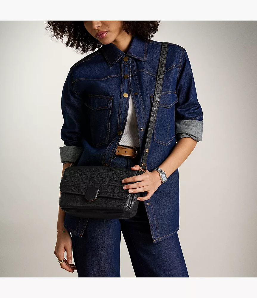 Lennox Leather Convertible Shoulder Bag