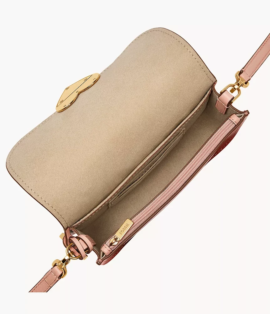 Lennox Leather Small Flap Crossbody Bag