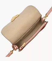 Lennox Leather Small Flap Crossbody Bag