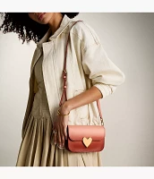 Lennox Leather Small Flap Crossbody Bag