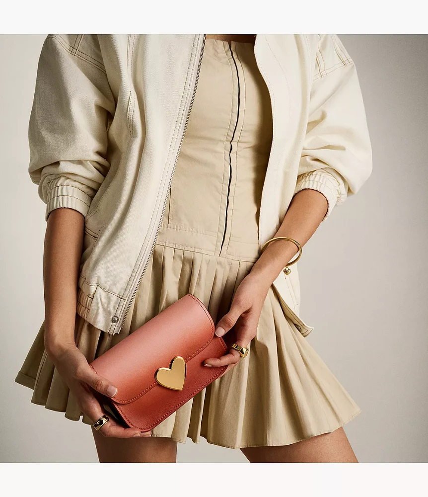 Lennox Leather Small Flap Crossbody Bag