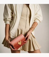 Lennox Leather Small Flap Crossbody Bag
