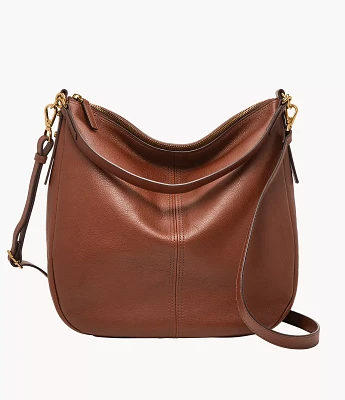 Jolie Leather Hobo Bag