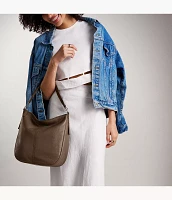 Jolie Leather Hobo Bag