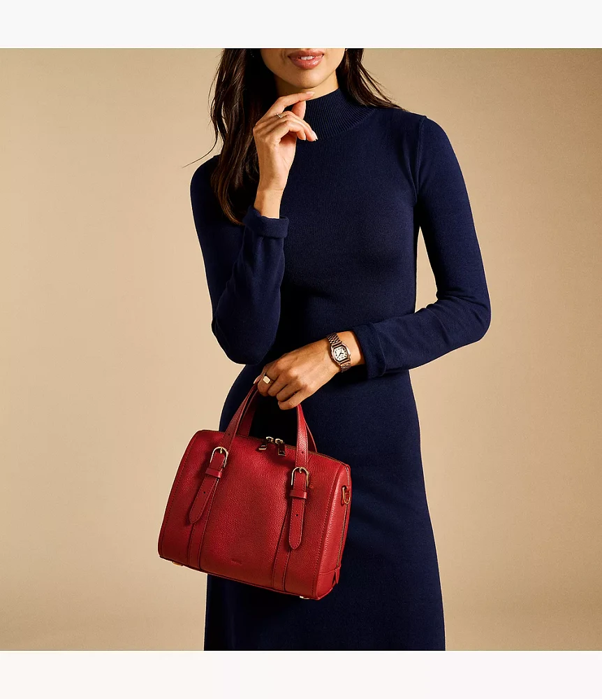Carlie Leather Satchel